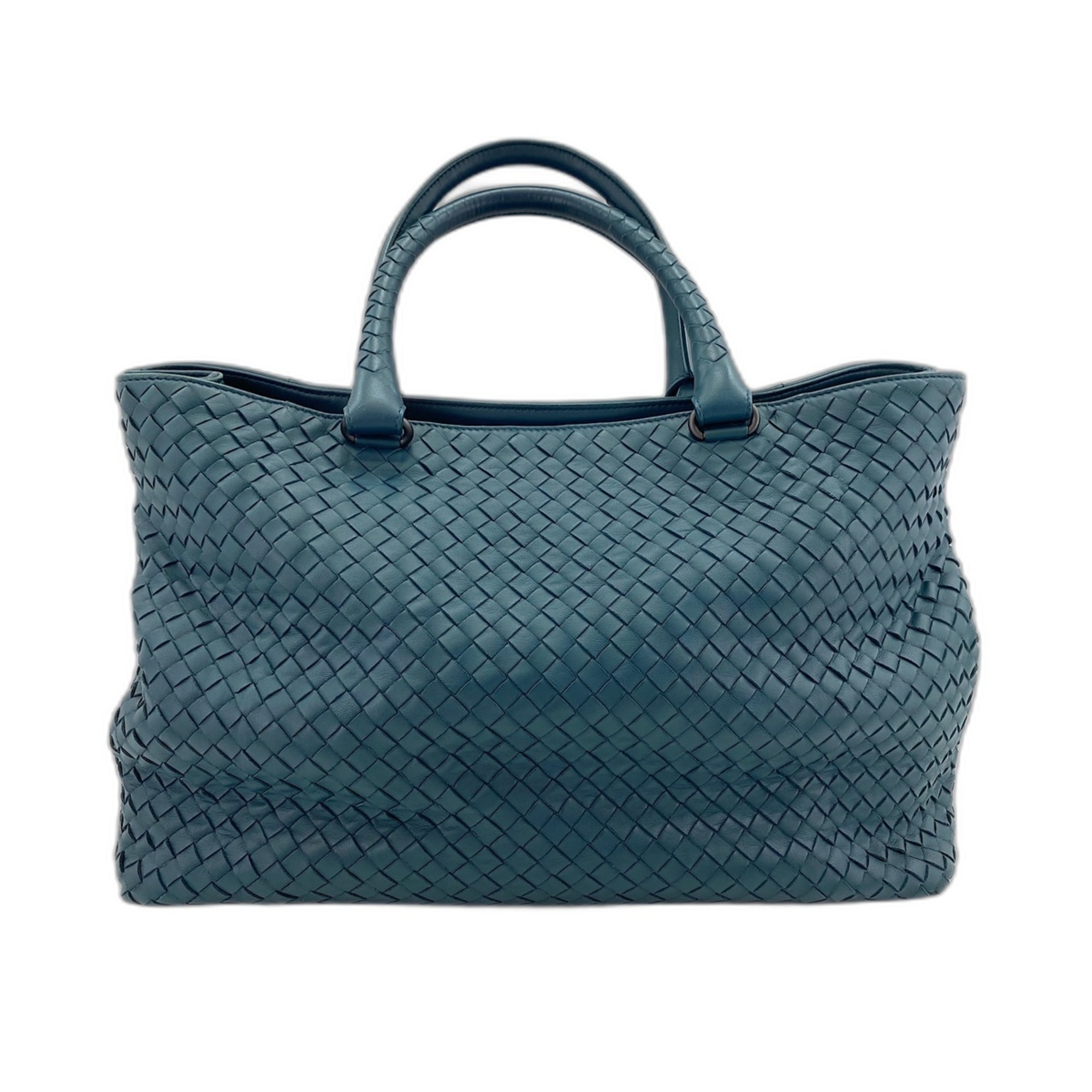 Bottega Veneta Intrecciato Handbag, Green